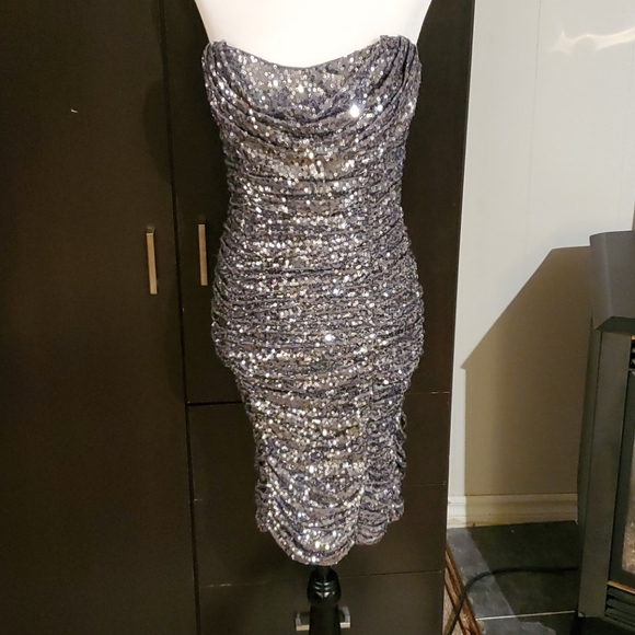 NWOTBadgley Mischka Mini Dress 💎 - Picture 4 of 8